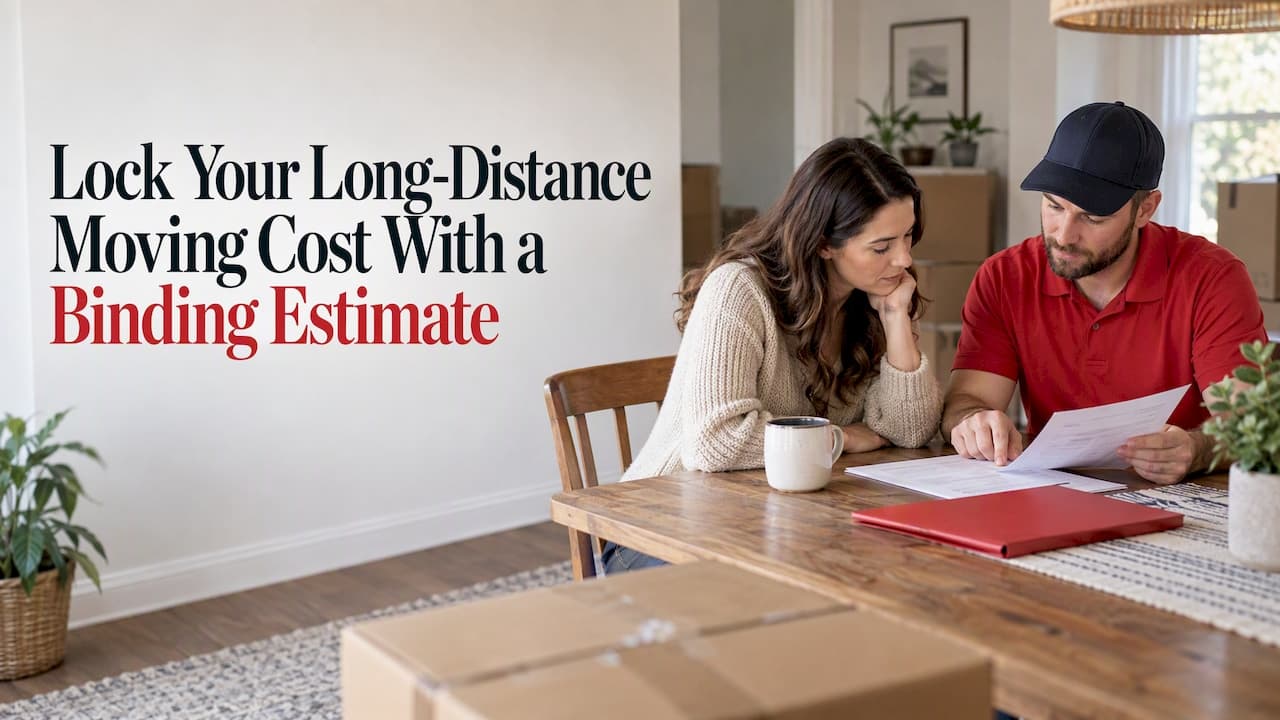 Lock Your Long-Distance Moving Cost With a Binding Estimate
