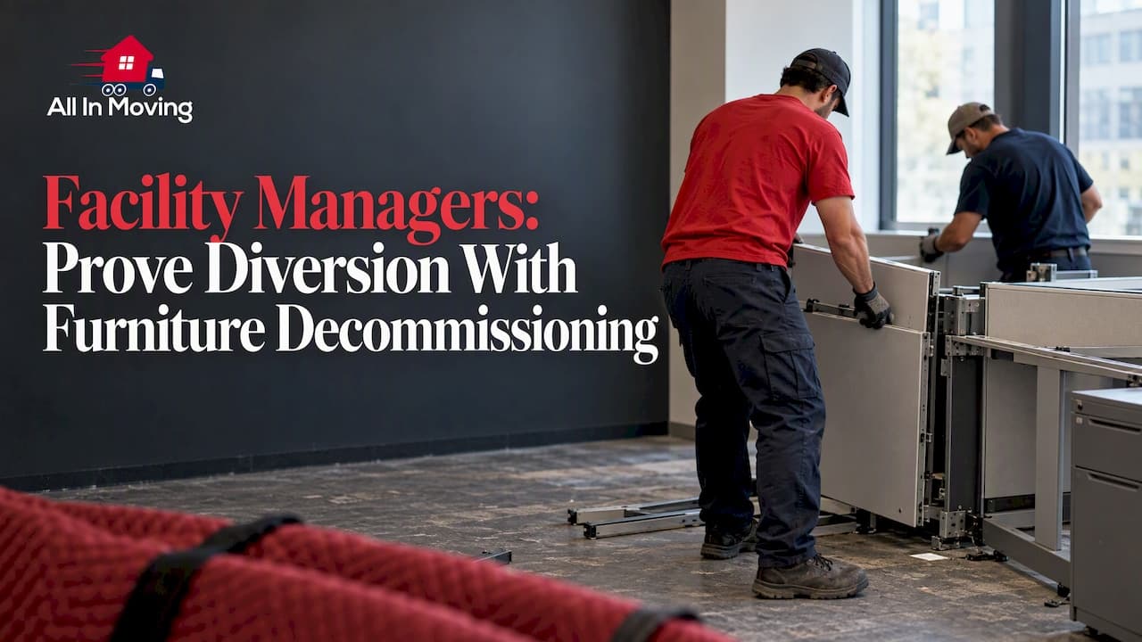 Facility Managers: Prove Diversion With Furniture Decommissioning