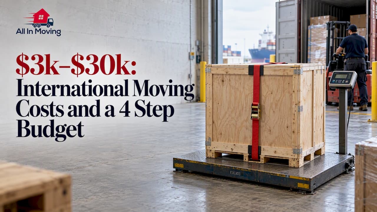 $3k–$30k: International Moving Costs and a 4 Step Budget