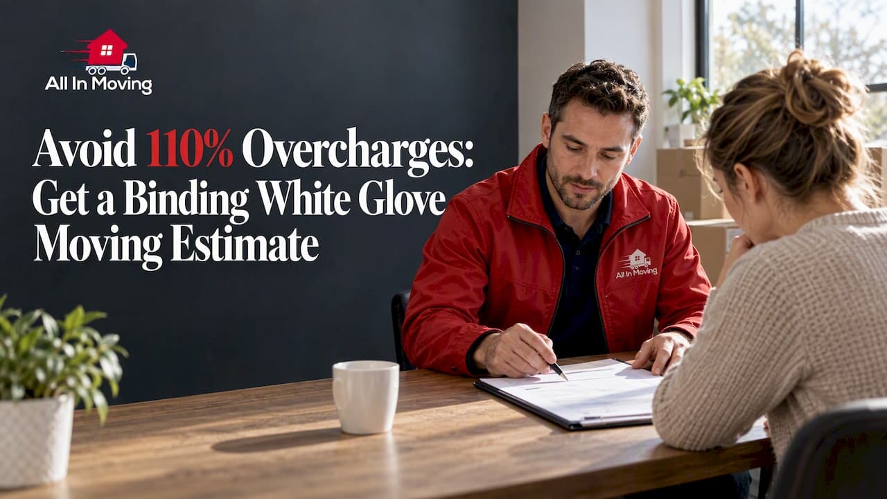 Avoid 110% Overcharges: Get a Binding White Glove Moving Estimate