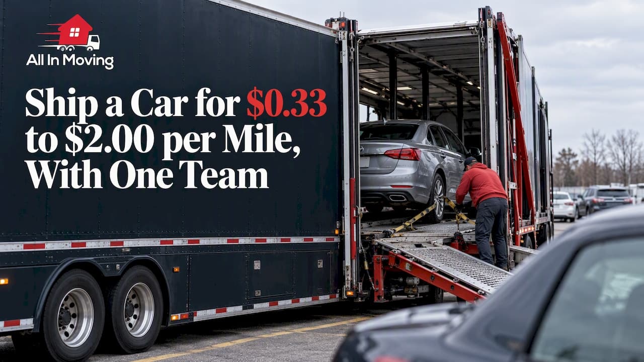 Ship a Car for $0.33 to $2.00 per Mile, With One Team
