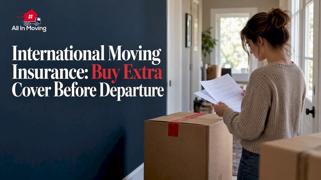 International Moving Insurance: Buy Extra Cover Before Departure