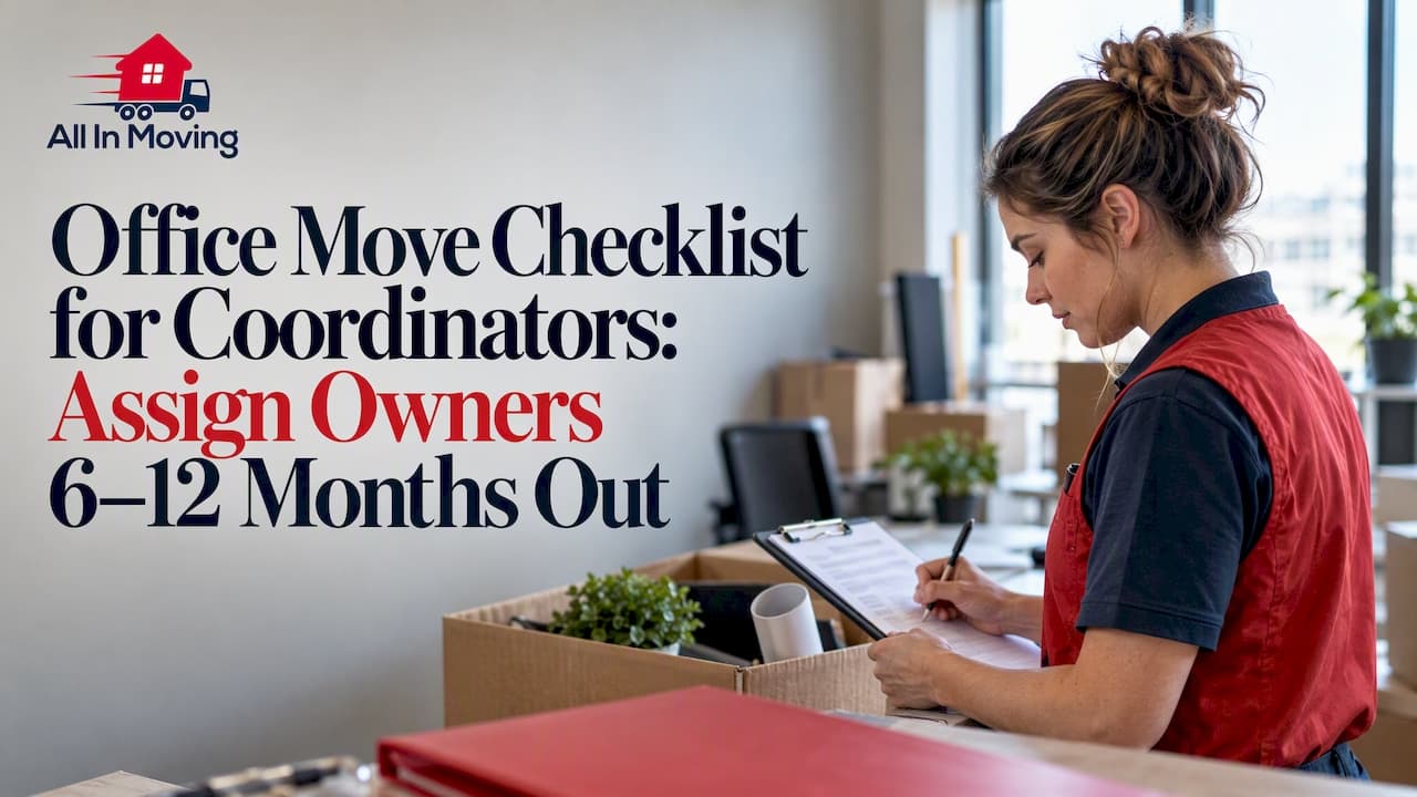 Office Move Checklist for Coordinators: Assign Owners 6–12 Months Out
