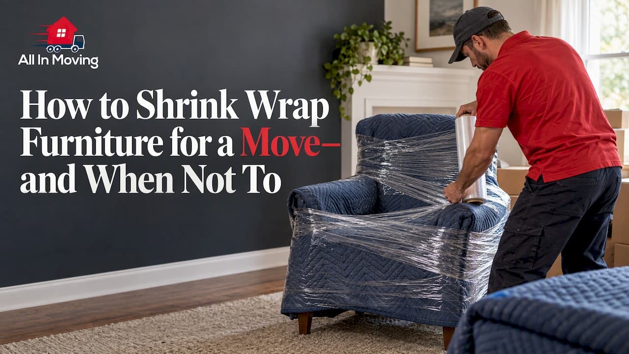 How to Shrink Wrap Furniture for a Move (and When Not To)