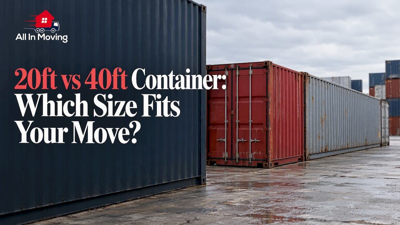 20ft vs 40ft Container: Which Size Fits Your Move?